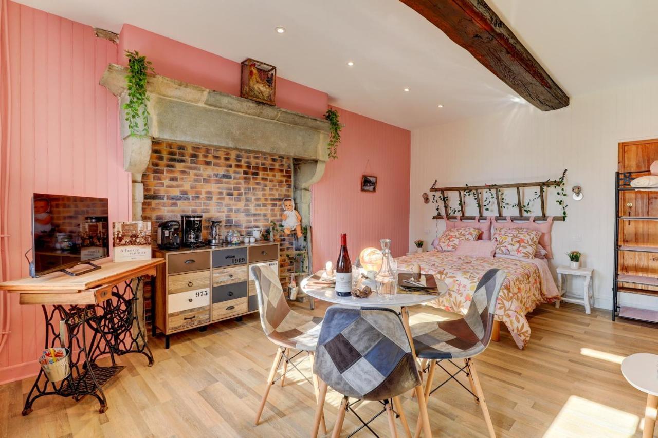 Le Petit Pressoir - Charmant Studio Collonges-en Charollais Eksteriør bilde
